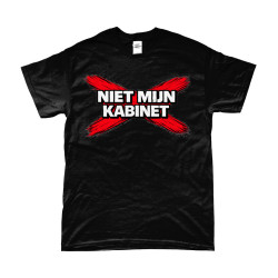 T-Shirt - Niet Mijn Kabinet | Full Color bedrukte Kleding