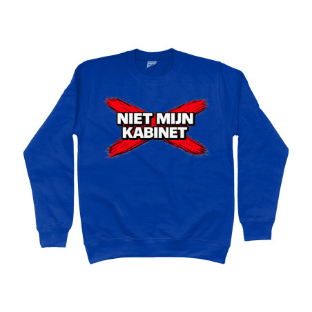 Sweater - Niet Mijn Kabinet | Full Color bedrukte Kleding