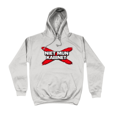 Hoodie - Niet Mijn Kabinet | Full Color bedrukte Kleding