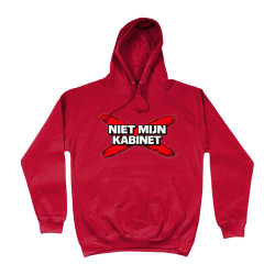 Hoodie - Niet Mijn Kabinet | Full Color bedrukte Kleding