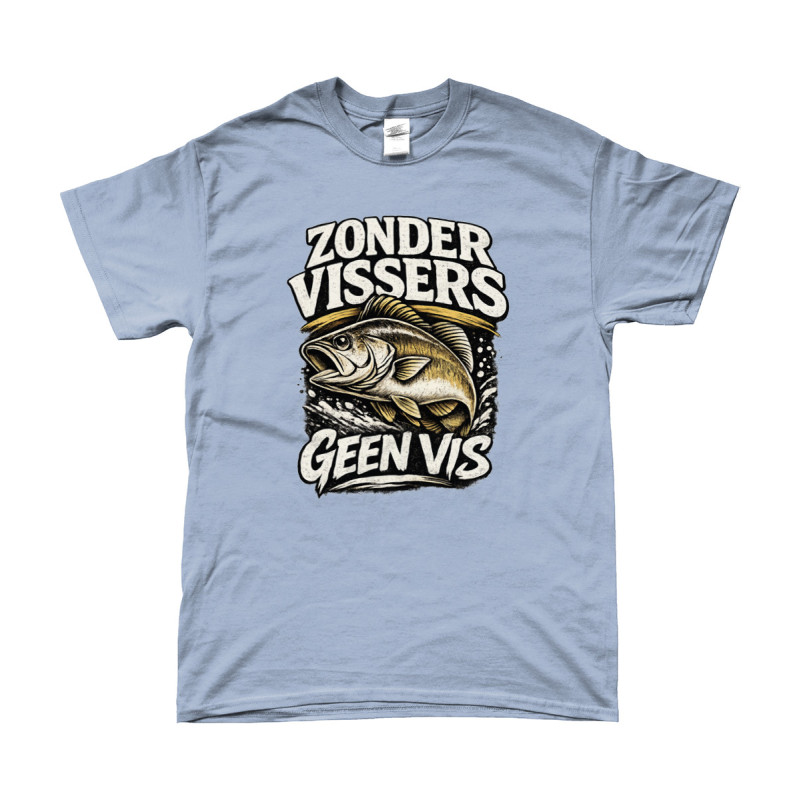 T-Shirt - Zonder Vissers Geen Vis| Full Color printed Clothing