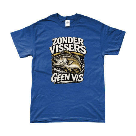 T-Shirt - Zonder Vissers Geen Vis | Full Color bedrukte Kleding