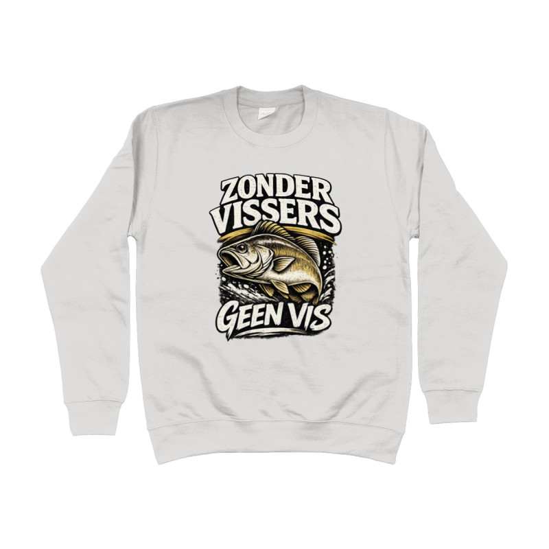 Sweater - Zonder Vissers Geen Vis | Full Color bedrukte Kleding