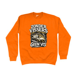 Sweater - Zonder Vissers Geen Vis | Full Color bedrukte Kleding