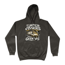 Hoodie - Zonder Vissers Geen Vis | Full Color bedrukte Kleding