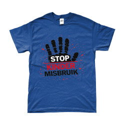 T-Shirt - Stop Kinder Misbruik | Full Color printed Clothing
