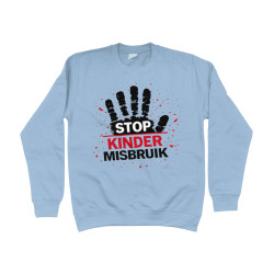 Sweat Shirt - Stop Kinder Misbruik | Full Color printed Clothing