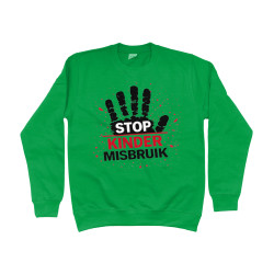 Sweater - Stop Kinder Misbruik | Full Color bedrukte Kleding