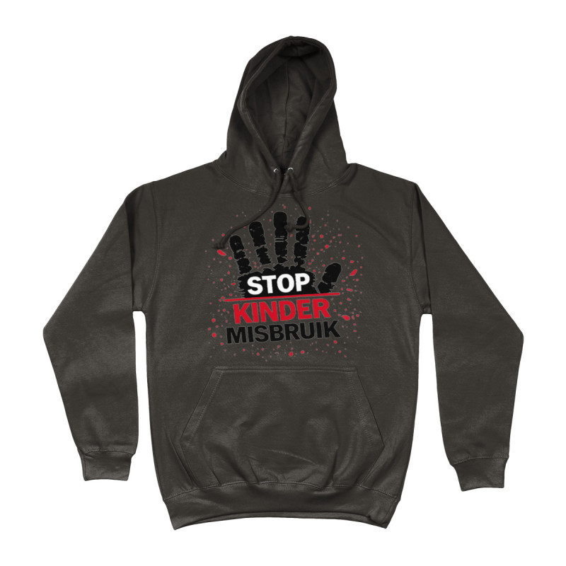 Hoodie - Stop Kinder Misbruik | Full Color printed Clothing