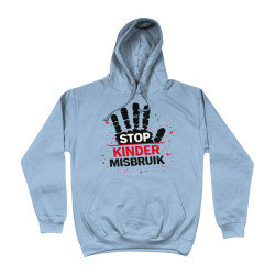 Hoodie - Stop Kinder Misbruik | Full Color bedrukte Kleding