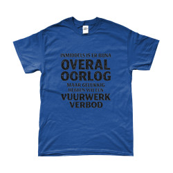 T-Shirt -  Vuurwerk Verbod | Full Color printed Clothing