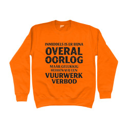 Sweater - Vuurwerk Verbod | Full Color bedrukte Kleding