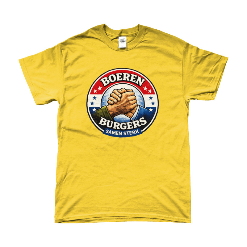 T-Shirt - Boeren Burgers Samen Sterk | Full Color bedrukte Kleding