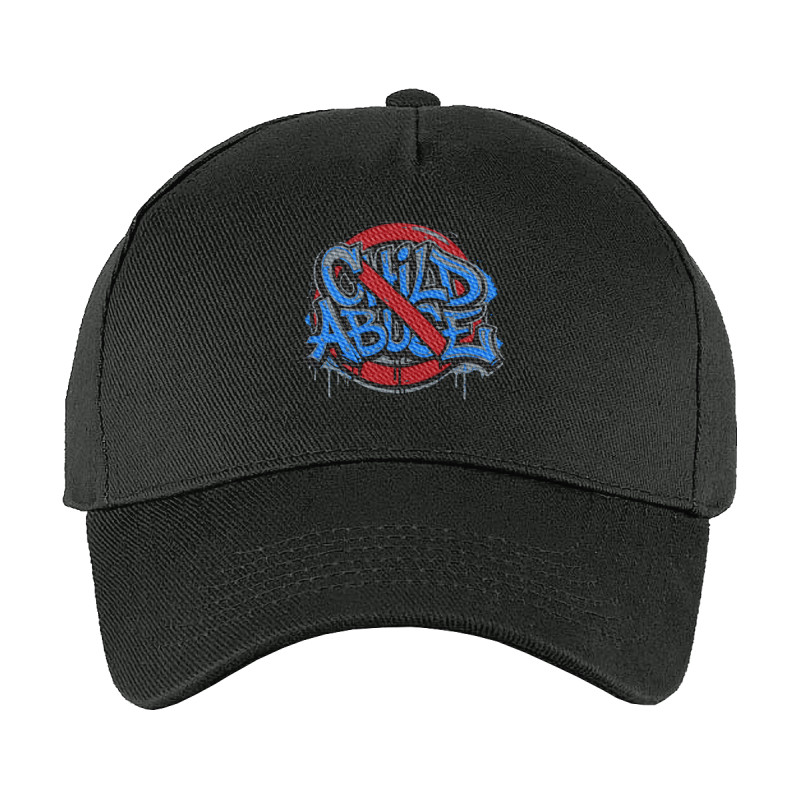 Cap - 5-Panel - Embroidered - Stop Child Abuse | Full Color printed Clothing