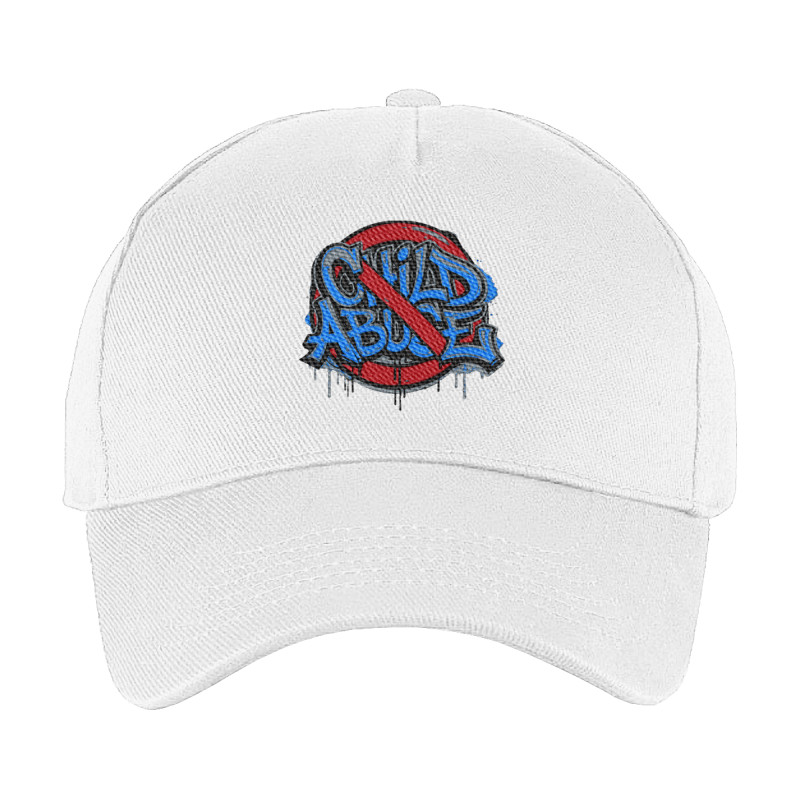 Cap - 5-Panel - Embroidered - Stop Child Abuse | Full Color printed Clothing