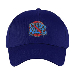 Cap - 5-Panel - Embroidered - Stop Child Abuse | Full Color printed Clothing