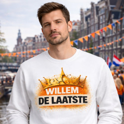 Sweater - Willem de Laatste - Koningsdag | Full Color bedrukte Kleding