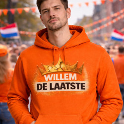 Hoodie - Willem de Laatste - Koningsdag | Full Color bedrukte Kleding