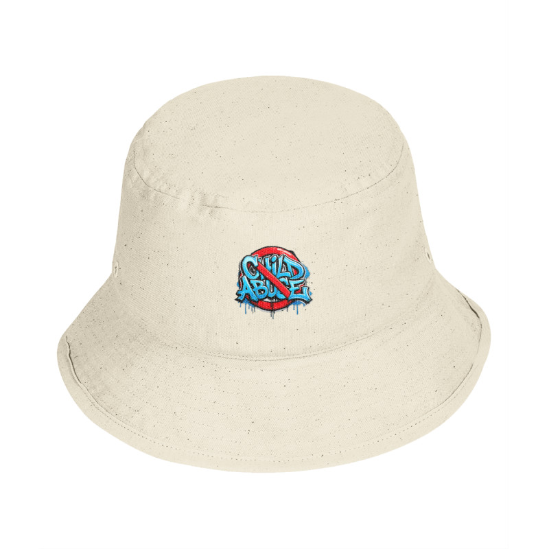 Bucket Hat - Stop Child Abuse | Full Color printed Clothing