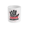 Ceramic Mug - Stop Kinder Misbruik | Full Color printed Clothing