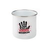Enamel Mug - Stop Kinder Misbruik | Full Color printed Clothing
