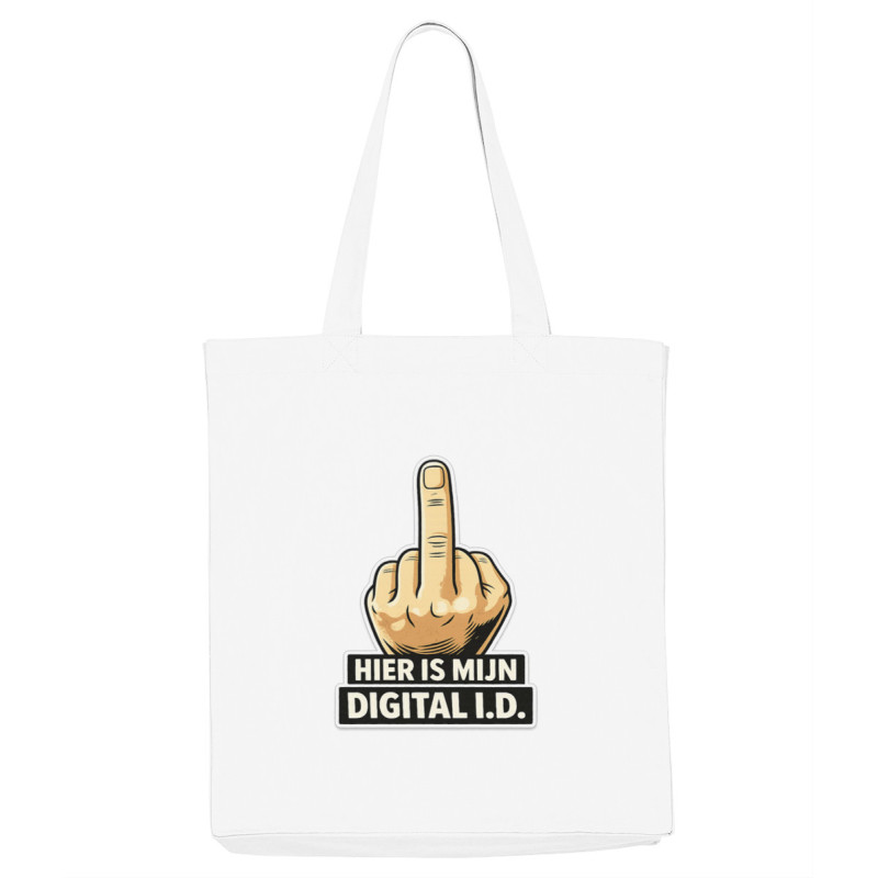 Tas - Hier is mijn Digital ID | Full Color bedrukte Tas
