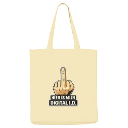 Bag - Hier is mijn Digital ID | Full Color printed Clothing