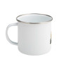 Enamel Mug - Hier is mijn Digital ID | Full Color printed Clothing