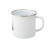Enamel Mug - Hier is mijn Digital ID | Full Color printed Clothing