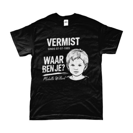 T-Shirt - VERMIST: Michelle Willard | Full Color bedrukte Kleding