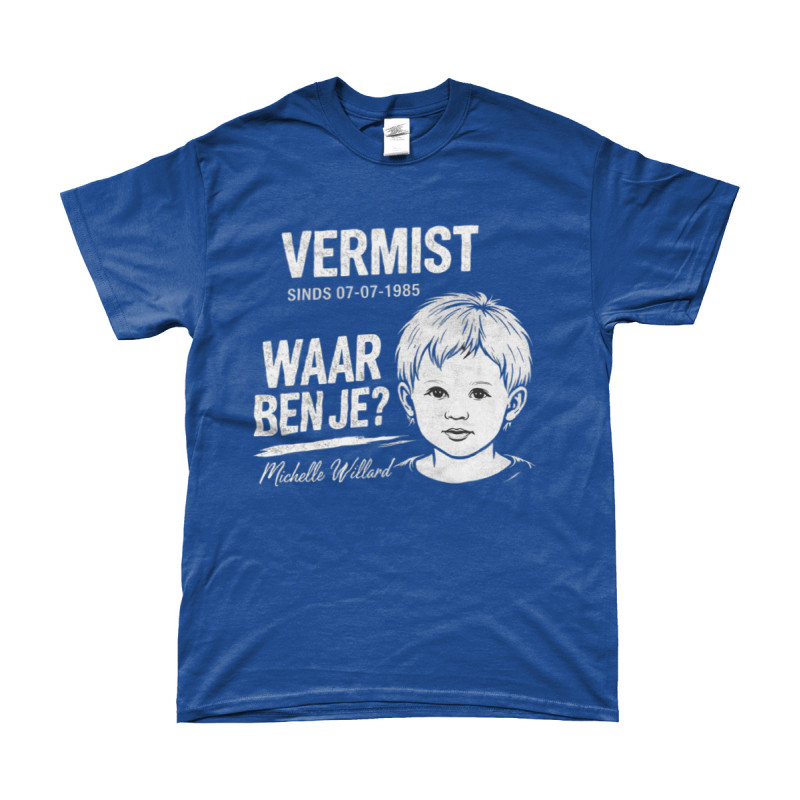 T-Shirt - VERMIST: Michelle Willard | Full Color bedrukte Kleding