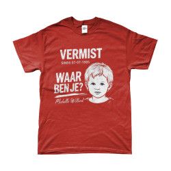 T-Shirt - VERMIST: Michelle Willard | Full Color bedrukte Kleding