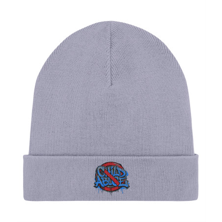 Rib Beanie - Geborduurd - Stop Child Abuse | Full Color bedrukte Kleding