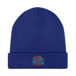Rib Beanie - Geborduurd - Stop Child Abuse | Full Color bedrukte Kleding