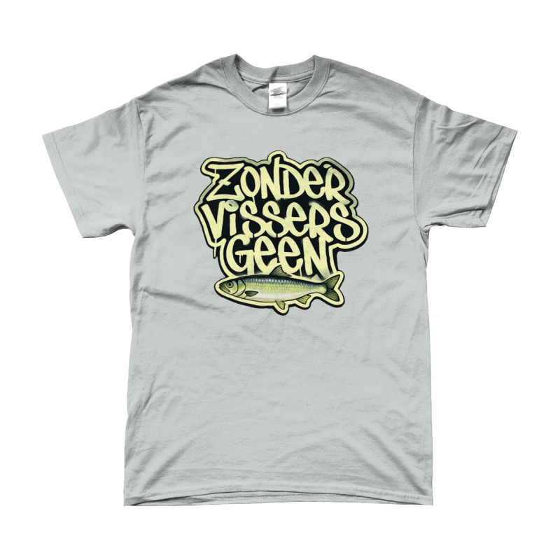 T-Shirt - Zonder Vissers Geen Vis | Full Color bedrukte Kleding
