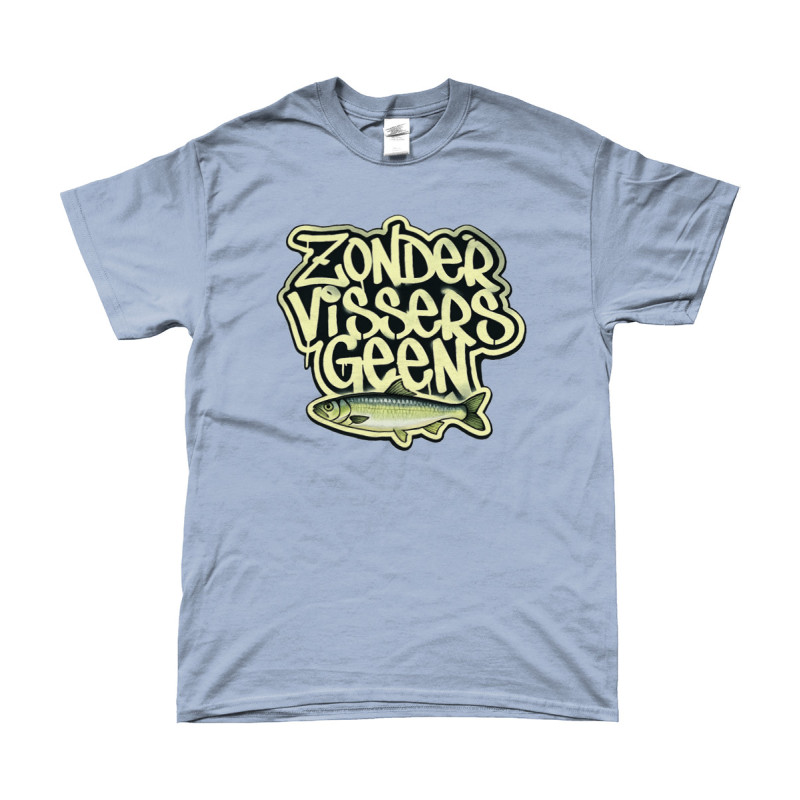 T-Shirt - Zonder Vissers Geen Vis | Full Color bedrukte Kleding