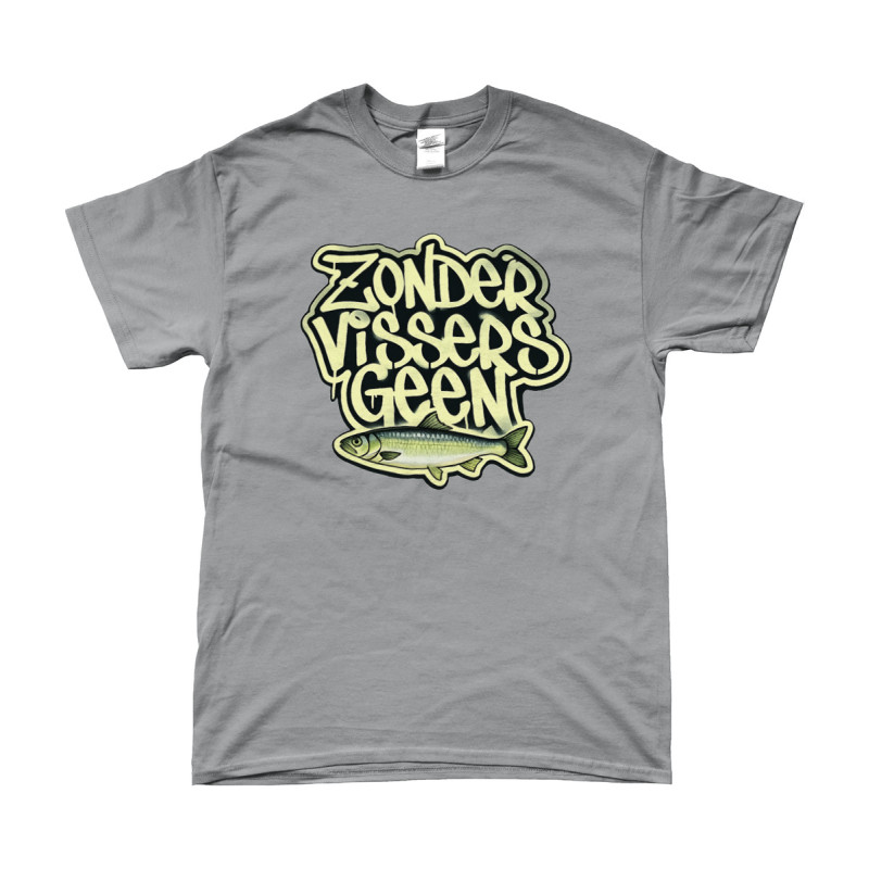 T-Shirt - Zonder Vissers Geen Vis | Full Color bedrukte Kleding