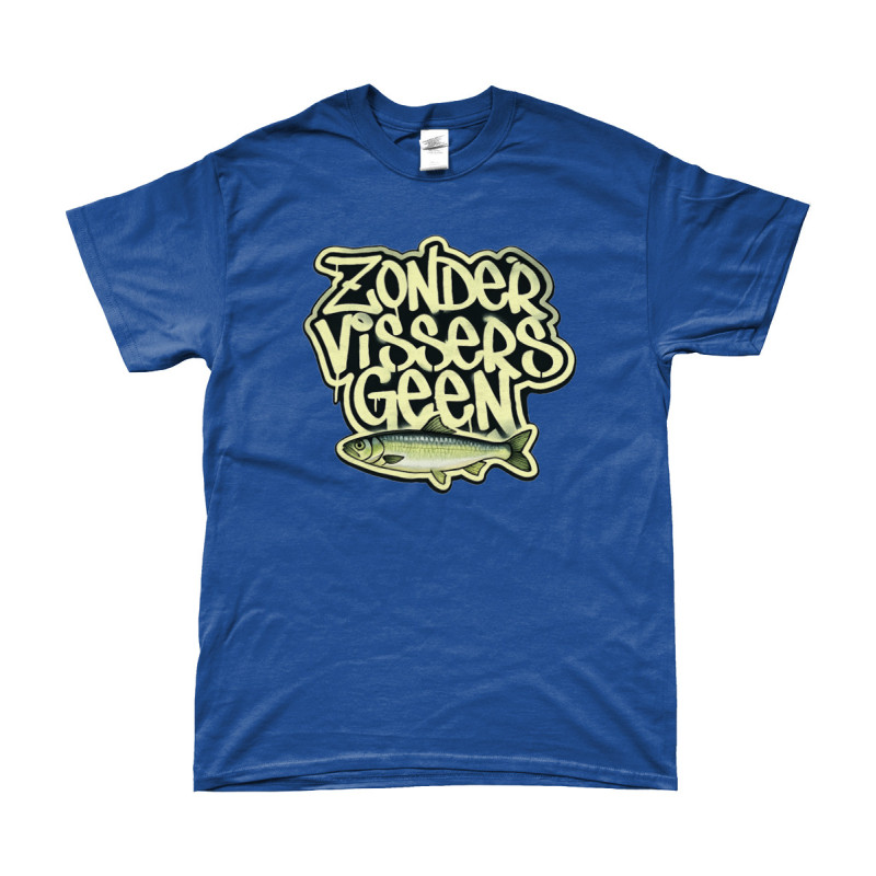 T-Shirt - Zonder Vissers Geen Vis| Full Color printed Clothing