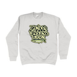 Sweat Shirt - Zonder Vissers Geen Vis | Full Color printed Clothing