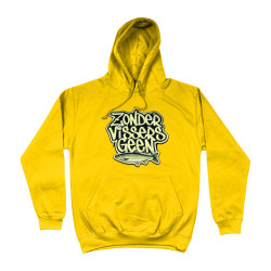 Hoodie - Zonder Vissers Geen Vis | Full Color bedrukte Kleding