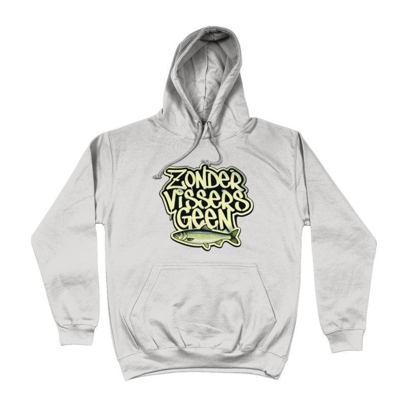 Hoodie - Zonder Vissers Geen Vis| Full Color printed Clothing