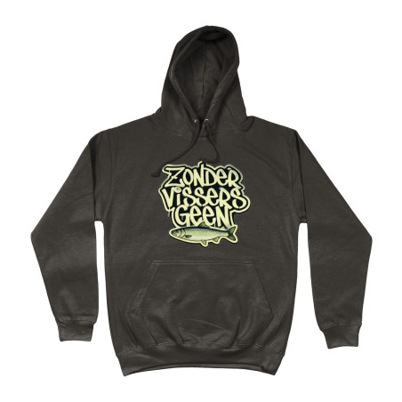 Hoodie - Zonder Vissers Geen Vis | Full Color bedrukte Kleding