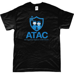T-shirt| All Together Against Child Abuse| Zwart
