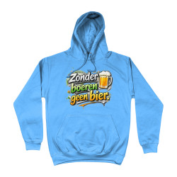 Hoodie - Zonder Boeren Geen Bier | Full Color bedrukte Kleding