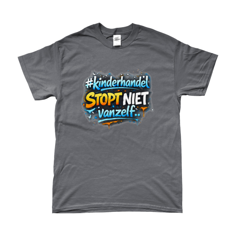 T-Shirt - Kinderhandel Stopt Niet Vanzelf| Full Color printed Clothing