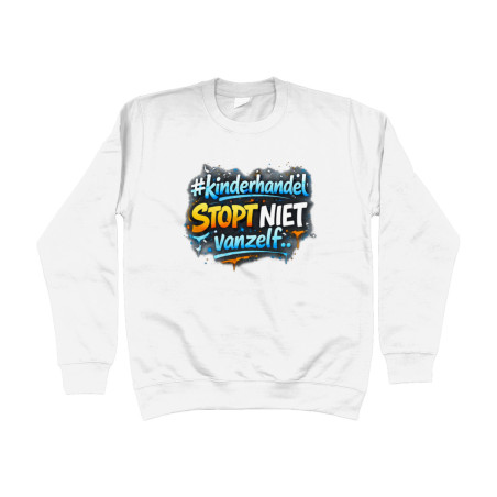 Sweat Shirt - Kinderhandel Stopt Niet Vanzelf | Full Color printed Clothing
