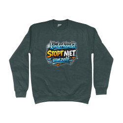 Sweater - Kinderhandel Stopt Niet Vanzelf | Full Color bedrukte Kleding