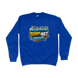 Sweater - Kinderhandel Stopt Niet Vanzelf | Full Color bedrukte Kleding