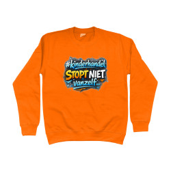 Sweater - Kinderhandel Stopt Niet Vanzelf | Full Color bedrukte Kleding
