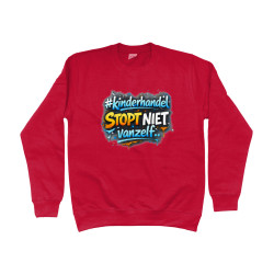 Sweater - Kinderhandel Stopt Niet Vanzelf | Full Color bedrukte Kleding